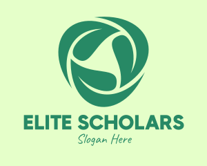 Green Eco Leaves logo design