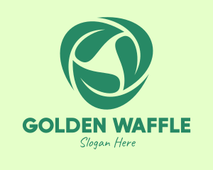 Green Eco Leaves logo design