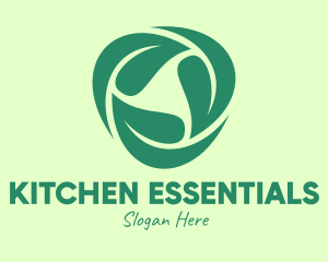 Green Eco Leaves logo design