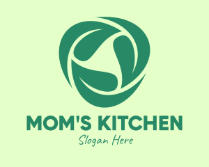 Green Eco Leaves logo design