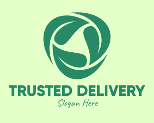 Green Eco Leaves logo design