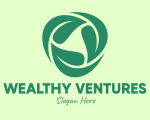 Green Eco Leaves logo design