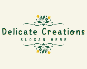 Foliage Flower Garden logo design