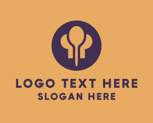 Food Toque Spoon Chef logo