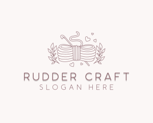 Yarn Crochet Knitting logo design