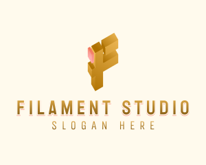 Professional Studio Letter F logo design