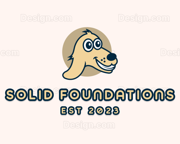 Dog Cartoon Character Logo