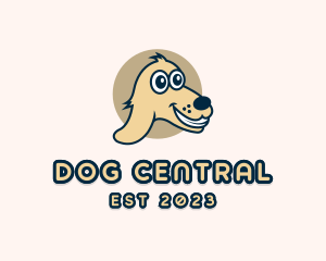 Dog Cartoon Character logo design