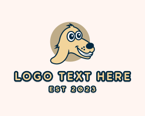 Dog Cartoon Character logo