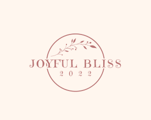 Aesthetic Floral Wordmark  Logo