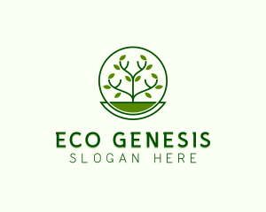 Eco Tree Wellness logo design