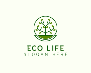 Eco Tree Wellness logo design