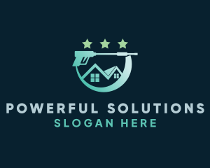 Home Cleaning Pressure Washer logo design