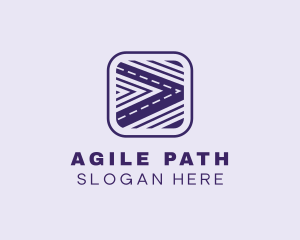 Highway Road Path logo design