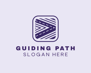 Highway Road Path logo design