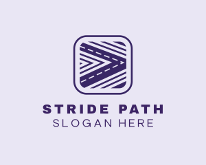 Highway Road Path logo design