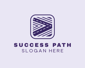 Highway Road Path logo design