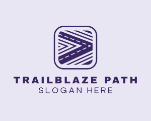 Highway Road Path logo design