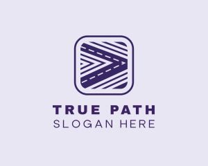 Highway Road Path logo design