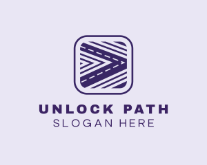 Highway Road Path logo design