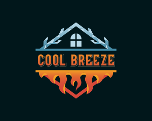 HVAC Cooling Ventilation logo design