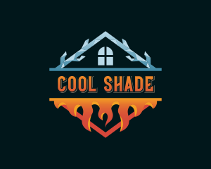 HVAC Cooling Ventilation logo design