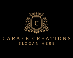 Ornamental Shield Cutlery Restaurant logo design