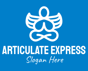 Angelic Yoga Meditation logo design