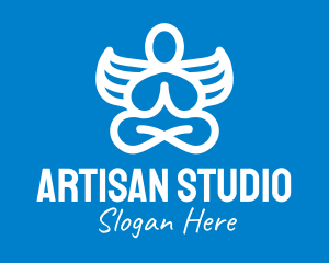 Angelic Yoga Meditation logo design