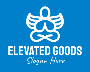 Angelic Yoga Meditation logo design