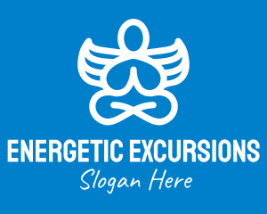 Angelic Yoga Meditation logo design