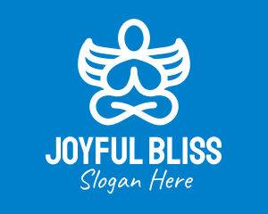 Angelic Yoga Meditation logo design