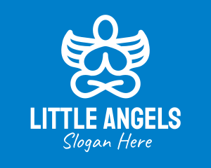 Angelic Yoga Meditation logo design