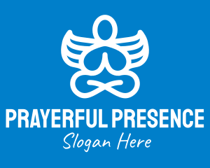 Angelic Yoga Meditation logo design