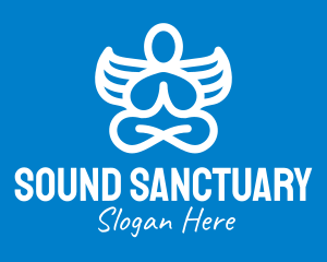 Angelic Yoga Meditation logo design