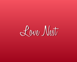 Romantic Valentine Script logo