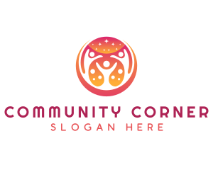 People Community Organization logo design