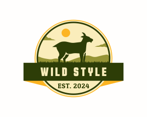 Wild Goat Ranch logo design