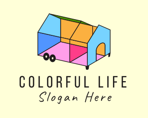 Colorful Trailer Housing  logo design