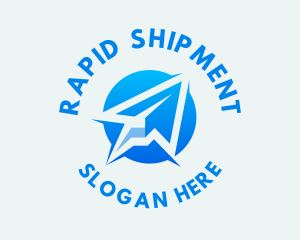 Paper Plane Logistics logo design