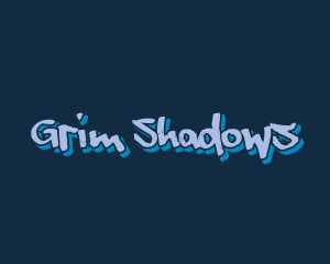 Graffiti Shadow Chalk logo design