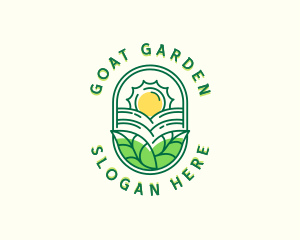 Agriculture Plant Field logo design