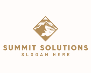 Summit Mountain Peak logo design