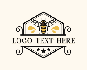 Natural Bee Honey  logo