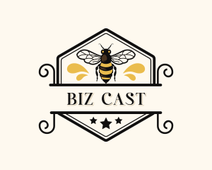 Natural Bee Honey  logo