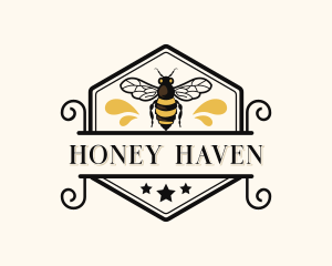 Natural Bee Honey  logo