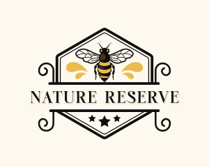 Natural Bee Honey  logo design