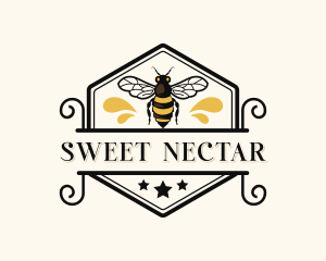 Natural Bee Honey  logo