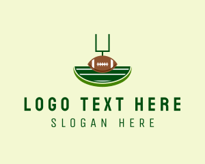 Football Pitch Goal  Logo