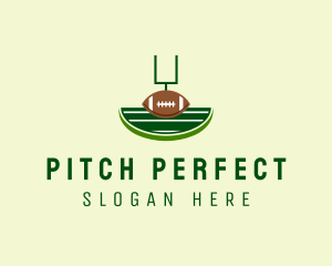 Football Pitch Goal  logo design